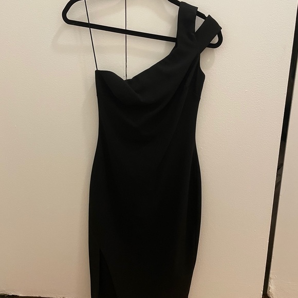 Likely packard one shoulder dress - black, size 2 - Picture 6 of 7